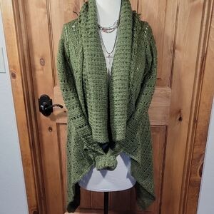 Chunky Loose Knit Waterfall Cardigan